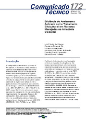 Thumbnail de Eficiência de anelamento aplicado como tratamento silvicultural em florestas manejadas na Amazônia Ocidental.