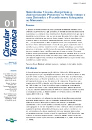 Thumbnail de Substâncias tóxicas, alergênicas e antinutricionais presentes no pinhão-manso e seus derivados e procedimentos adequados ao manuseio.