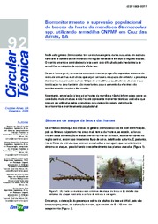 Thumbnail de Biomonitoramento e supressão populacional de brocas da haste da mandioca Sternocoelus spp. utilizando armadilha CNPMF 
