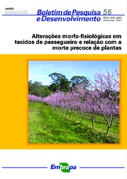 Thumbnail de Alterações morfo-fisiológicas em tecidos de pessegueiro e relação com a morte precoce de plantas.