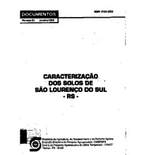 Thumbnail de Caracterização dos solos de São Lourenço do Sul-RS.