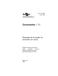 Thumbnail de Fisiologia da formação de sementes em citros.