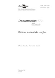 Thumbnail de Búfalo: animal de tração.