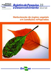 Thumbnail de Herborização de órgãos vegetais em condições refrigeradas.
