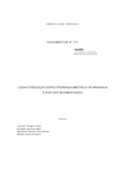 Thumbnail de Caracterização espectrorradiométrica de minerais e rochas sedimentares.