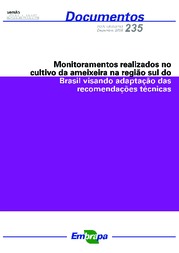 Thumbnail de Monitoramentos realizados no cultivo da ameixeira na região sul do Brasil visando adaptação das recomendações técnicas.