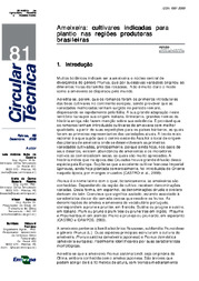 Thumbnail de Ameixeira: cultivares indicadas para plantio nas regiões produtoras brasileiras.