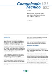 Thumbnail de Instruções técnicas para uso da ordenha mecânica em cabras leiteiras.