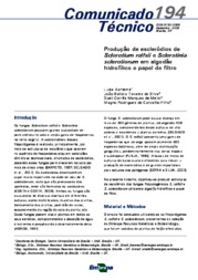 Thumbnail de Produção de escleródios de Sclerotium rolfsii e Sclerotinia sclerotiorum em algodão hidrofílico e papel de filtro.