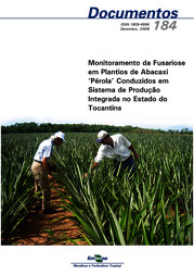 Thumbnail de Monitoramento da fusariose em plantios de abacaxi 'Pérola' conduzidos em sistema de produção integrada no Estado do Tocantins.