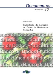 Thumbnail de Implantação do Armazém de Dados da Fruticultura: versão 1.2.