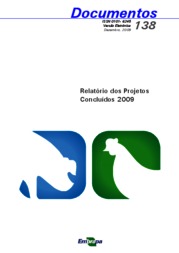 Thumbnail de Relatório dos projetos concluídos 2009.