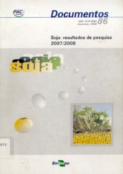 Thumbnail de Soja: resultados de pesquisa 2007/2008.