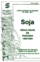 Thumbnail de Soja: resultados de pesquisa 1993/1994.