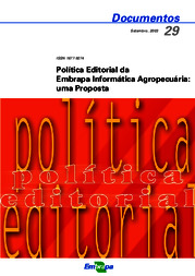 Thumbnail de Política editorial da Embrapa Informática Agropecuária: uma proposta.