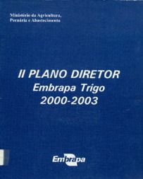 Thumbnail de II plano diretor Embrapa Trigo 2000-2003.