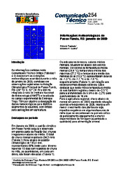 Thumbnail de Informações meteorológicas de Passo Fundo, RS: janeiro de 2009.