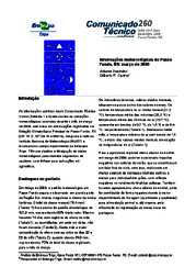 Thumbnail de Informações meteorológicas de Passo Fundo, RS: março de 2009.