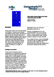 Thumbnail de Informações meteorológicas de Passo Fundo, RS: junho de 2009.