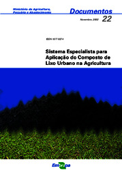 Thumbnail de Sistema especialista para aplicação do composto de lixo urbano na agricultura.