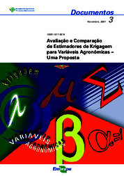 Thumbnail de Avaliação e comparação de estimadores de Krigagem para variáveis agronômicas - uma proposta.