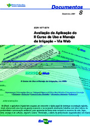 Thumbnail de Avaliação da aplicação do II curso de uso e manejo de irrigação - via web.