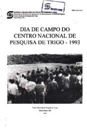 Thumbnail de Dia de campo do Centro Nacional de Pesquisa de Trigo - 1993.