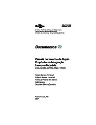 Thumbnail de Cereais de inverno de duplo propósito na integração lavoura-pecuária: aveia, cevada, centeio, trigo, triticale.