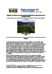 Thumbnail de Avaliação de cultivares de soja transgênica (BRS-RR) em sistema precoce de semeadura (SPS).