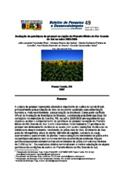 Thumbnail de Avaliação de genótipos de girassol na região do Planalto Médio do Rio Grande do Sul na safra 2005/2006.