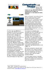 Thumbnail de Cultivar de trigo BRS Buriti testada e indicada para as regiões de adaptação 4 e 5 do Estado de Santa Catarina.