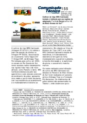 Thumbnail de Cultivar de trigo BRS Camboatá testada e indicada para as regiões de adaptação 7 e 8 do Paraná e 9 e 10 do Mato Grosso do Sul.