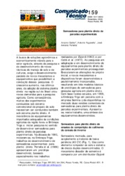 Thumbnail de Semeadoras para plantio direto de parcelas experimentais.