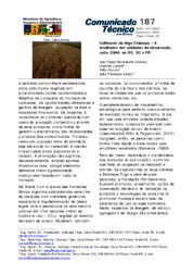 Thumbnail de Cultivares de trigo Embrapa - i) resultados das unidades de observação, safra 2004, no RS, SC e PR.