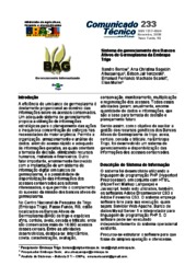 Thumbnail de Sistema de gerenciamento dos Bancos Ativos de Germoplasma da Embrapa Trigo.