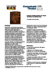 Thumbnail de Extração de DNA genômico de cereais de inverno na Embrapa Trigo.