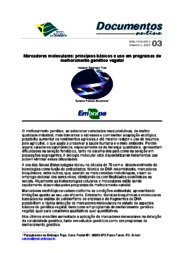 Thumbnail de Marcadores moleculares: princípios básicos e uso em programas de melhoramento genético vegetal.