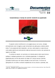 Thumbnail de Características e manejo de azevém resistente ao glyphosate.
