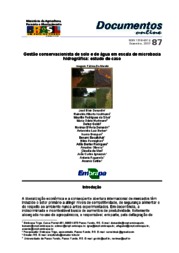 Thumbnail de Gestão conservacionista de solo e de água em escala de microbacia hidrográfica: estudo de caso.