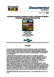 Thumbnail de Avaliação de impactos econômicos sociais e ambientais de algumas tecnologias geradas pela Embrapa Trigo.