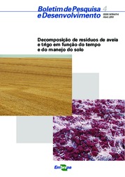 Thumbnail de Decomposição de resíduos de aveia e trigo em função do tempo e do manejo do solo.