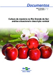 Thumbnail de Cultura da macieira no Rio Grande do Sul: análise situacional e descrição varietal.