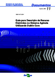 Thumbnail de Guia para descrição de recurso eletrônico no Sistema Agência utilizando Dublin Core.