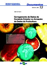 Thumbnail de Carregamento de dados de comércio exterior no armazém de dados da fruticultura.