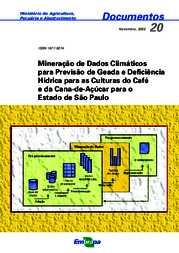Thumbnail de Mineração de dados climáticos para previsão de geada e deficiência hídrica para as culturas do café e da cana-de-açúcar para o Estado de São Paulo.