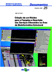 Thumbnail de Criação de um núcleo para a pesquisa e descrição dos serviços oferecidos na área de Bioinformática estrutural.