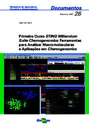 Thumbnail de Primeiro curso STING Millennium Suite Chemogenomics: ferramentas para analisar estruturas macromoleculares e aplicações em chemogenomics.