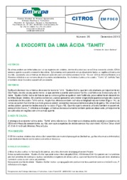 Thumbnail de A exocorte da lima ácida 'Tahiti'.