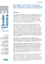 Thumbnail de Bioecologia, monitoramento e controle do ácaro-rajado com o emprego da azadiractina e ácaros predadores na cultura do morangueiro.