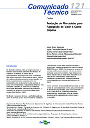 Thumbnail de Produção de mortadelas para agregação de valor à carne caprina.